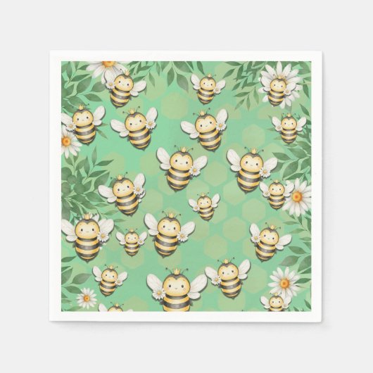 Buzz Napkins von Little Bee Serviette (Vorderseite)