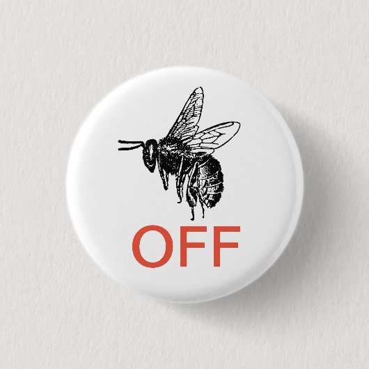 Buzz Off Button (Vorderseite)
