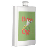 Buzz Off Classic Flask Flachmann (Rechts)