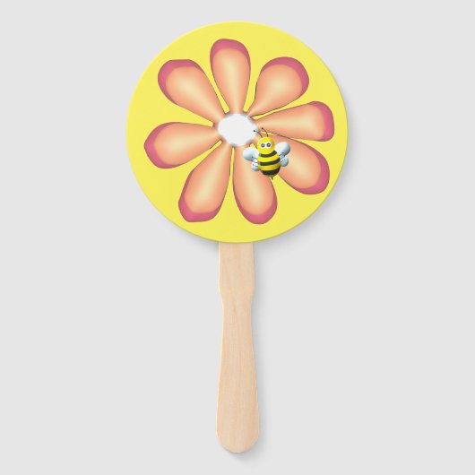 BUZZ OFF Custom Hummel Themed Fächer (Rückseite)