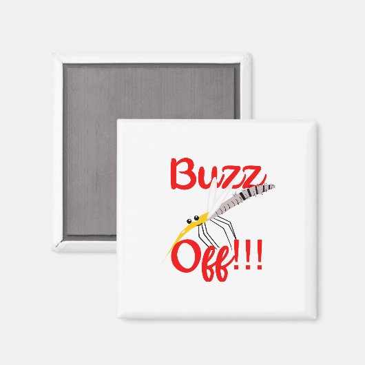 Buzz Off Magnet (Vorderseite/Rückseite)