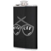 Buzz Off - T - Shirt der Frauen in den 40er Jahren Flachmann (Links)