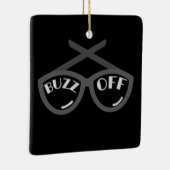 Buzz Off - T - Shirt der Frauen in den 40er Jahren Keramikornament (Rechts)