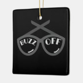 Buzz Off - T - Shirt der Frauen in den 40er Jahren Keramikornament (Links)