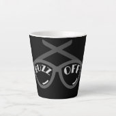 Buzz Off - T - Shirt der Frauen in den 40er Jahren Milchtasse (Vorderseite)