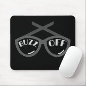 Buzz Off - T - Shirt der Frauen in den 40er Jahren Mousepad (Mit Mouse)