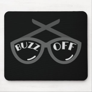Buzz Off - T - Shirt der Frauen in den 40er Jahren Mousepad