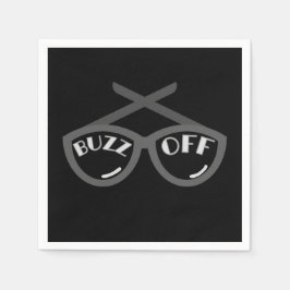 Buzz Off - T - Shirt der Frauen in den 40er Jahren Serviette