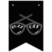 Buzz Off - T - Shirt der Frauen in den 40er Jahren Wimpelkette (Dritte Fahne)