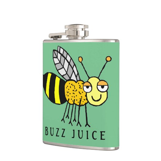 Buzz-Saft Flachmann (Links)