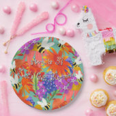 Buzz unter Blooms-Mint-Wiese Pappteller (Party)