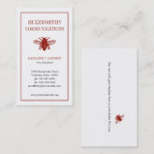 Buzzable Business Card Visitenkarte (Vorne/Hinten)