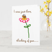 BuzzAboutBees ", das an Sie" - süße kleine Biene Karte (Gelbe Blume)