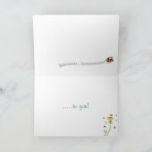 BuzzAboutBees Happy Birthday Bee Garden Gruß Karte (Innenseite)