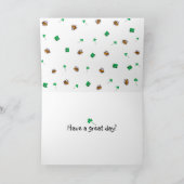 BuzzAboutBees St Patrick Tagesgrußkarte Karte (Innenseite)