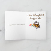 BuzzAboutBees 'Thinking of you' - Sweet Little Bee Karte (Innenseite)