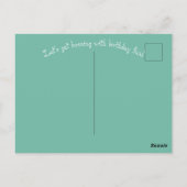 BuzzAmongBlooms_Editable Kinder Postkarte (Rückseite)