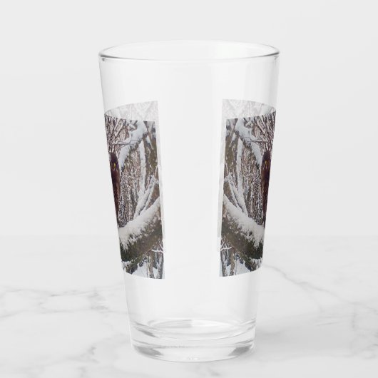 Buzzard auf der Snowy Branch Glas (Rechts)