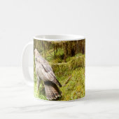 Buzzard auf der Suche nach Bazillen zum Essen Tass Kaffeetasse (Vorderseite Links)