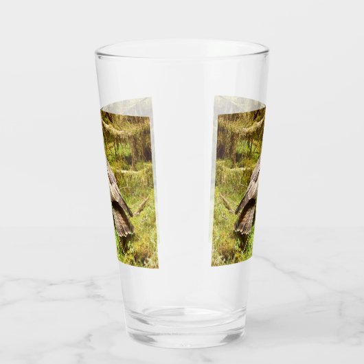 Buzzard auf der Suche nach Gruben Glas (Rechts)