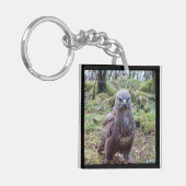 Buzzard mit Tastenanschlag Schlüsselanhänger (Vorderseite links)