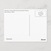 Buzzard:  Vintag Jardines Postkarte (Rückseite)