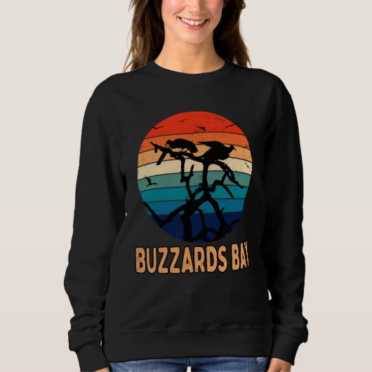 Buzzards Bay Cape Cod Massachusetts Vacation Souve Sweatshirt (Vorderseite)
