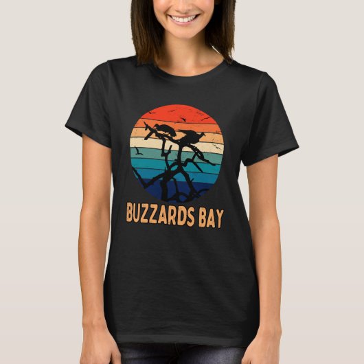 Buzzards Bay Cape Cod Massachusetts Vacation Souve T-Shirt (Vorderseite)