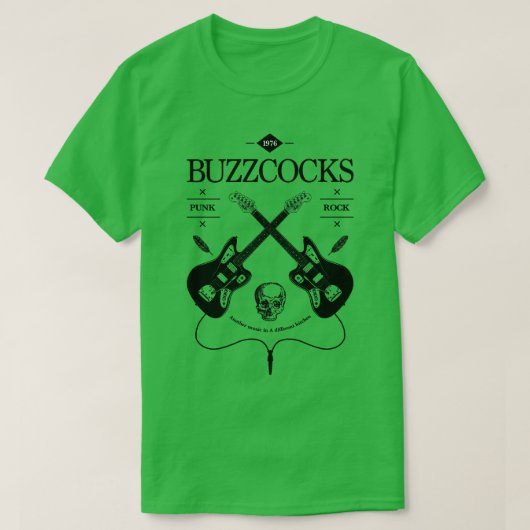 Buzzcocks Gitarrenlogo T-Shirt (Design vorne)