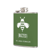 {BUZZED} Bienengeschenk (in vielen Farben) Flachmann (Links)