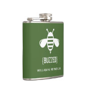 {BUZZED} Bienengeschenk (in vielen Farben) Flachmann (Rechts)
