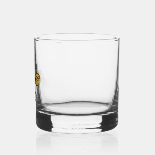 "Buzzed" mit Bienenstockglas Whiskyglas (Links)