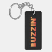 Buzzin' Manchester Slang, Mancunian Dialect Schlüsselanhänger (Vorderseite links)