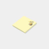 Buzzin' With Ideas Cute Bee Post-It Notes Post-it Klebezettel (angewinkelt)