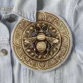 "Buzzing Beauty: Bee-Inspiriert Button Collection" (Beispiel)