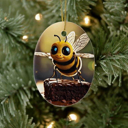"Buzzing Beauty: Entdecken Sie die Welt des lokale Keramik Ornament (Baum)