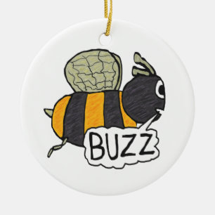 Buzzing Bee Keramik Ornament