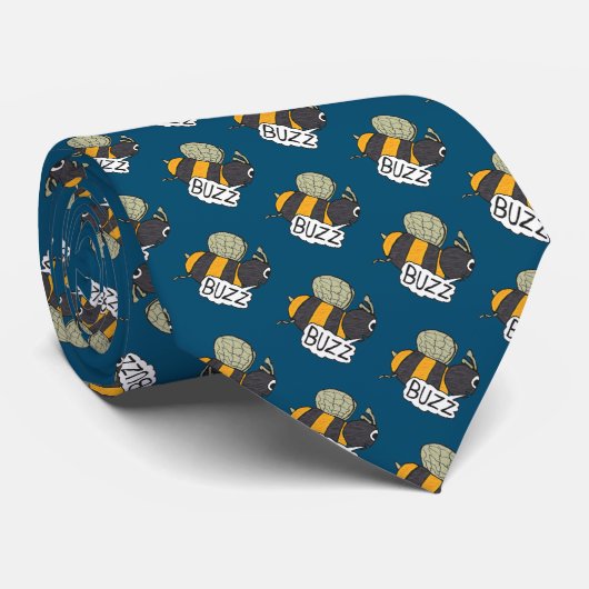 Buzzing Bee Krawatte (Gerollt)