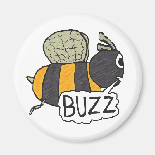Buzzing Bee Magnet (Vorne)