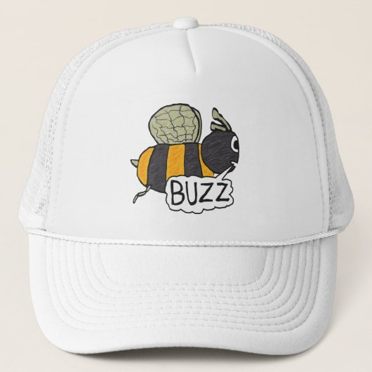 Buzzing Bee Truckerkappe (Vorderseite)