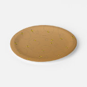 Buzzing Bees Baby Showroom Amber Pappteller (Schrägansicht)