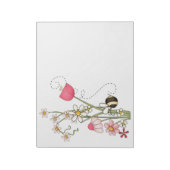 Buzzing Bees Notepad Notizblock (Rotiert)