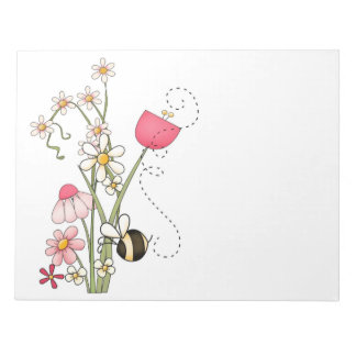 Buzzing Bees Notepad Notizblock