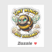 Buzzing for Greatness Aufkleber (Blatt)