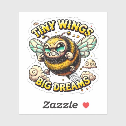 Buzzing for Greatness Aufkleber (Blatt)