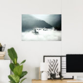 Buzzing Neuschwanstein Poster (Heimbüro)