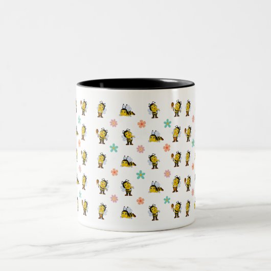 Buzzinwith Style Zweifarbige Tasse (Mittel)