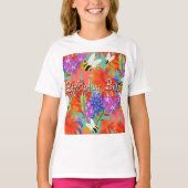 BuzzUnderBlooms_Editable Kids T-Shirt (Vorderseite)