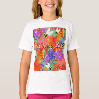 BuzzUnderBlooms_Editable Kids T-Shirt