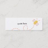 Buzzy Bee Mini Visitenkarte (Rückseite)